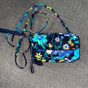 Vera Bradley Blue Floral Crossbody Bag